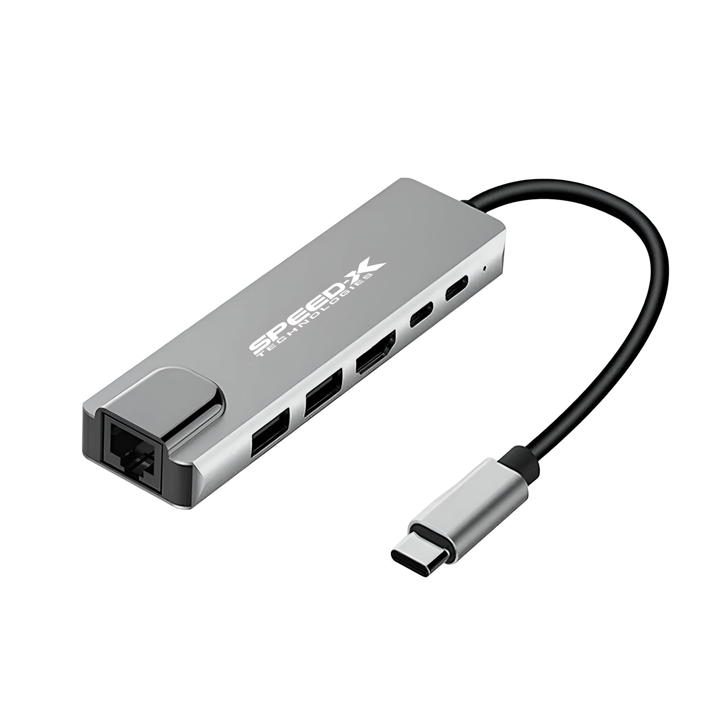 Speed-x 6 In 1 Multi-port Type C 4k Hdmi Usb 3.0 Converter.