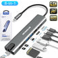 SPEED-X 8 IN 1 MULTI-PORT TYPE C 4K HDMI USB 3.0 CONVERTER.