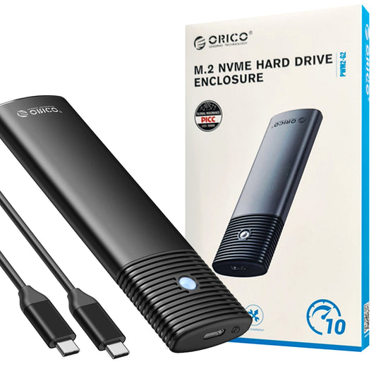 PWM2-G2 ORICO SSD M2 NVME HARD DRIVE ENCLOURE.