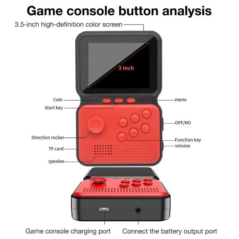 SUP Game Box Power 900 in 1 Gameboy Video Game Console, Pocket Portable, 3.0 Inch Portable M3 Game Box TV