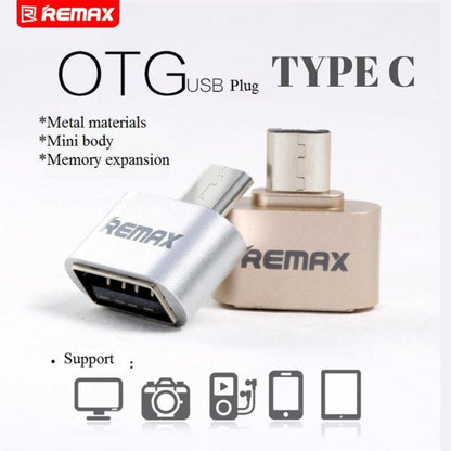 Type C OTG (REMAX) USB 3.1/3.0/2.0 Connector For Connects Your Smartphone With a USB, Keyboard, Mouse etc