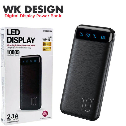 Remax Wk Power Bank 10000Mah WP-161 Black.