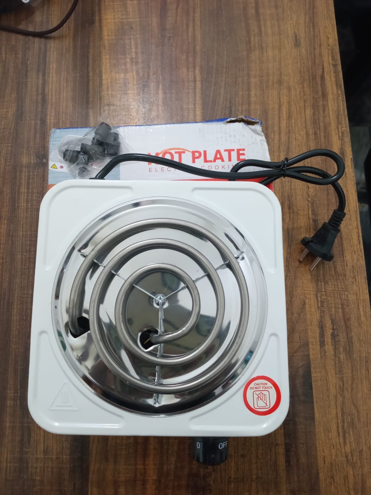 Electric Stove (Electric CHULA) Portable Hot Plate - Single Burner 1000 Watts.