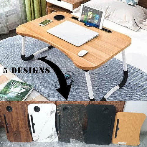 Wooden Laptop Table Multifunctional -  5 Designs