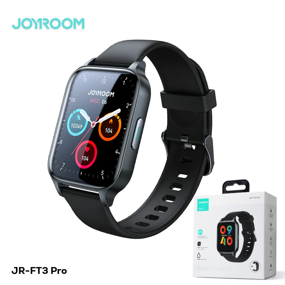 Joyroom-ft3 Pro Fit-life Series Smart Watch (answer/make Call)-dark With Smart-time Pro App Gray.