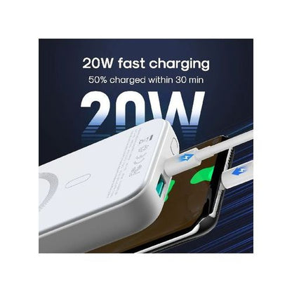 JR-W020 Joyroom 10000mAh Mini Magsafe Power Bank (JR-W020) JOYROOM JR-W020 MAGNETIC WIRELESS POWER BANK - 10000MAH