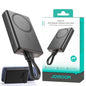 JOYROOM JR-PBM01 20W Wireless Power Bank 10000mAh with Built-in Cable&Kickstand Black.