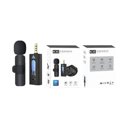 K35 High Quality Collar Wireless Single Microphone.