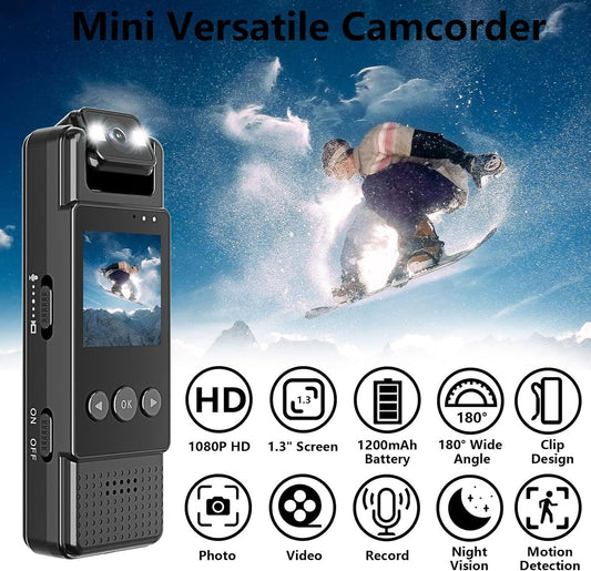 L12 MINI BODY CAMERA WIFI VIDEO RECORDER 1080P WEARABLE NIGHT VISION.