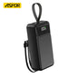 ASPOR A317 30000mAh 22.5W High-Speed Power Bank with Built-in Cable.