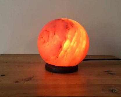 SALT ROCK SALT LAMPS GLOBE ROUND SHAPE