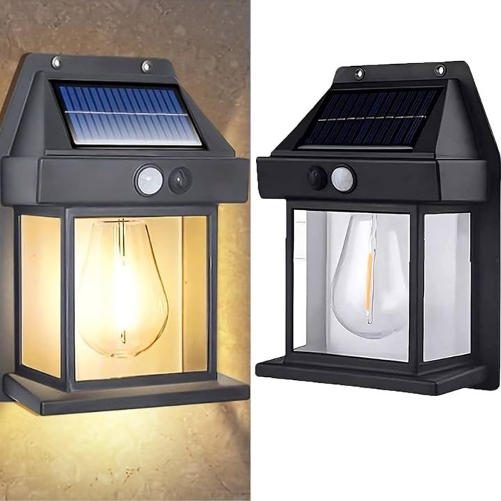 LED Solar Wall Lamp Outdoor Waterproof Up And Down Luminous Lighting Garden Decoration Solar Lights Stairs Fence Sunlight Lamp