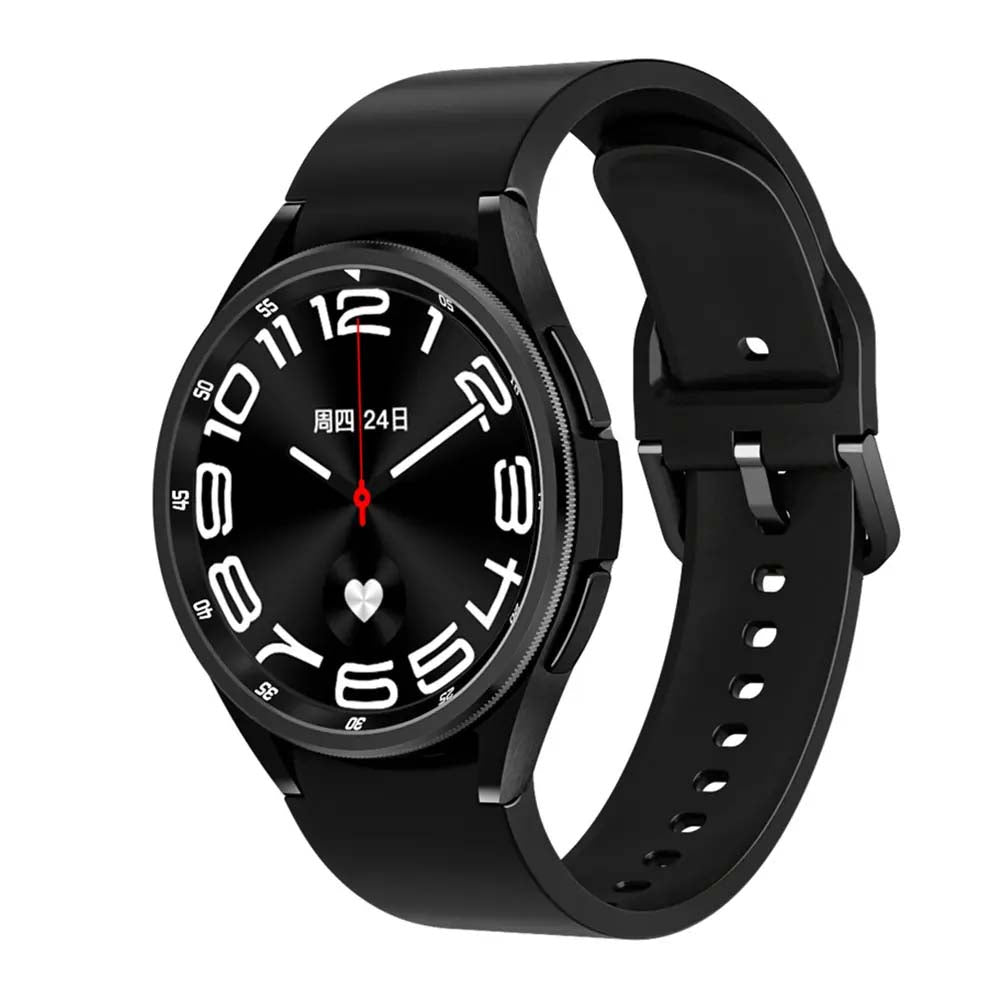 JS WATCH 6 MAX CLASSIC 1.43 INCH AMOLED DISPLAY SPORT SMART WATCH NFC IP67 WITH AIFIT MAX APP BLACK.