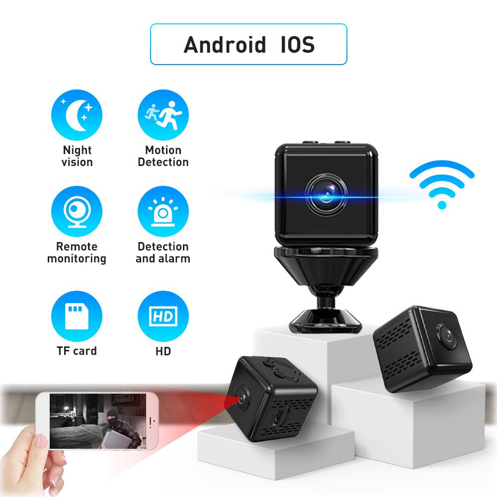 X9 1080p Hd 2mp Magnetic Wifi Mini Camera FtyCamPro App.